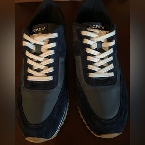 J. Crew trainer sneakers,  sample pair, no box, size 8